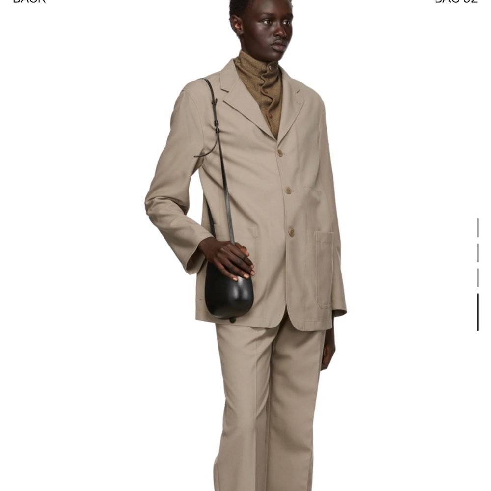Lemaire Taupe Wool Pyjama Jacket